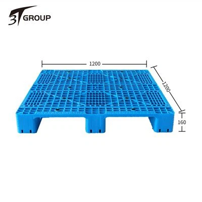 Bodenstapelbare Kunststoffpalette