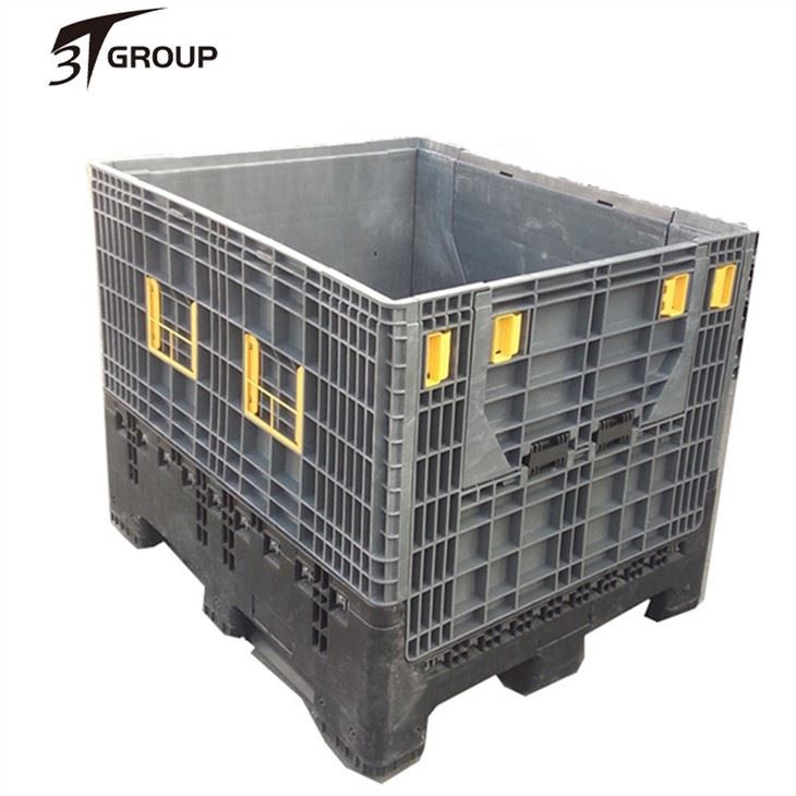 Heavy Duty Folding Plastic Pallet Container