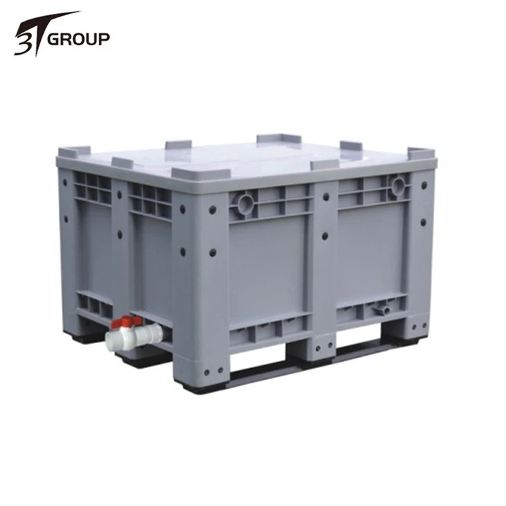 Heavy Duty Solid Plastic Pallet Box