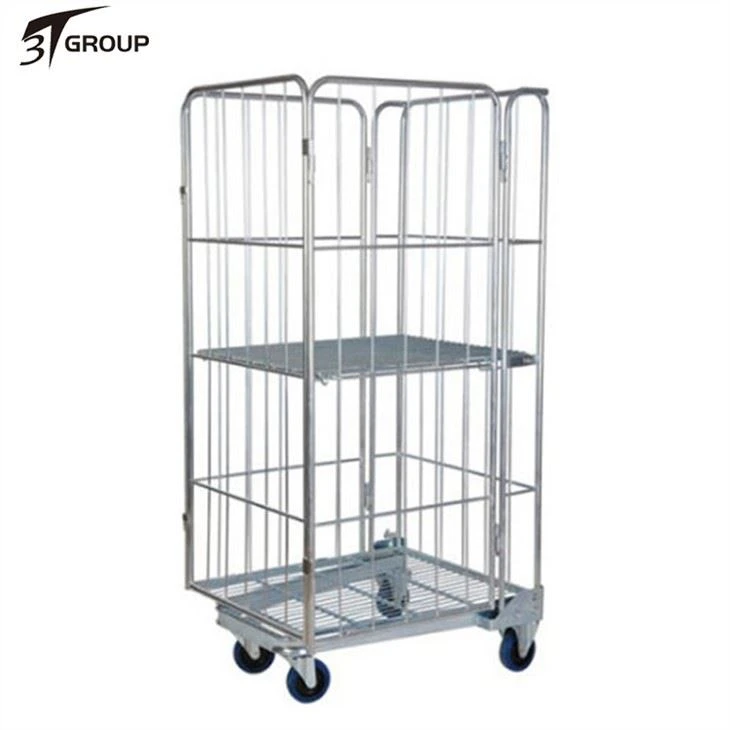 China Metal transport trolleys for logistics