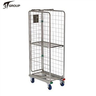 Dreiseitiger Rollcontainer mit Z-Rahmen